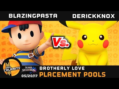 BL  BlazingPasta (Ness) vs DerickKnox (Pikachu) - Placement Pools - Smash 4 Singles