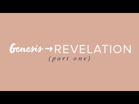 Genesis to Revelation - Part 1