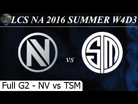 NV vs TSM Game 2 Full 26/06/2016 - LCS NA Summer 2016 W4D3M8 Team Solomid vs Team Envy