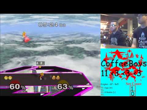 CoffeeBoys11 - 2/19 - Oppa (Peach) Vs. A Rookie (Mario) - GF