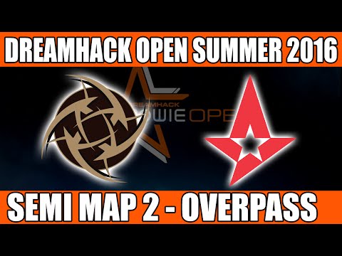 NIP vs Astralis | Semi Final Map 2 (Overpass) DreamHack Open Summer 2016 (20th June 2016)