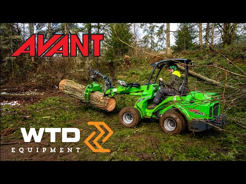 AVANT 755i out on Demo with Eastside Tree Works - WTD Equipment
