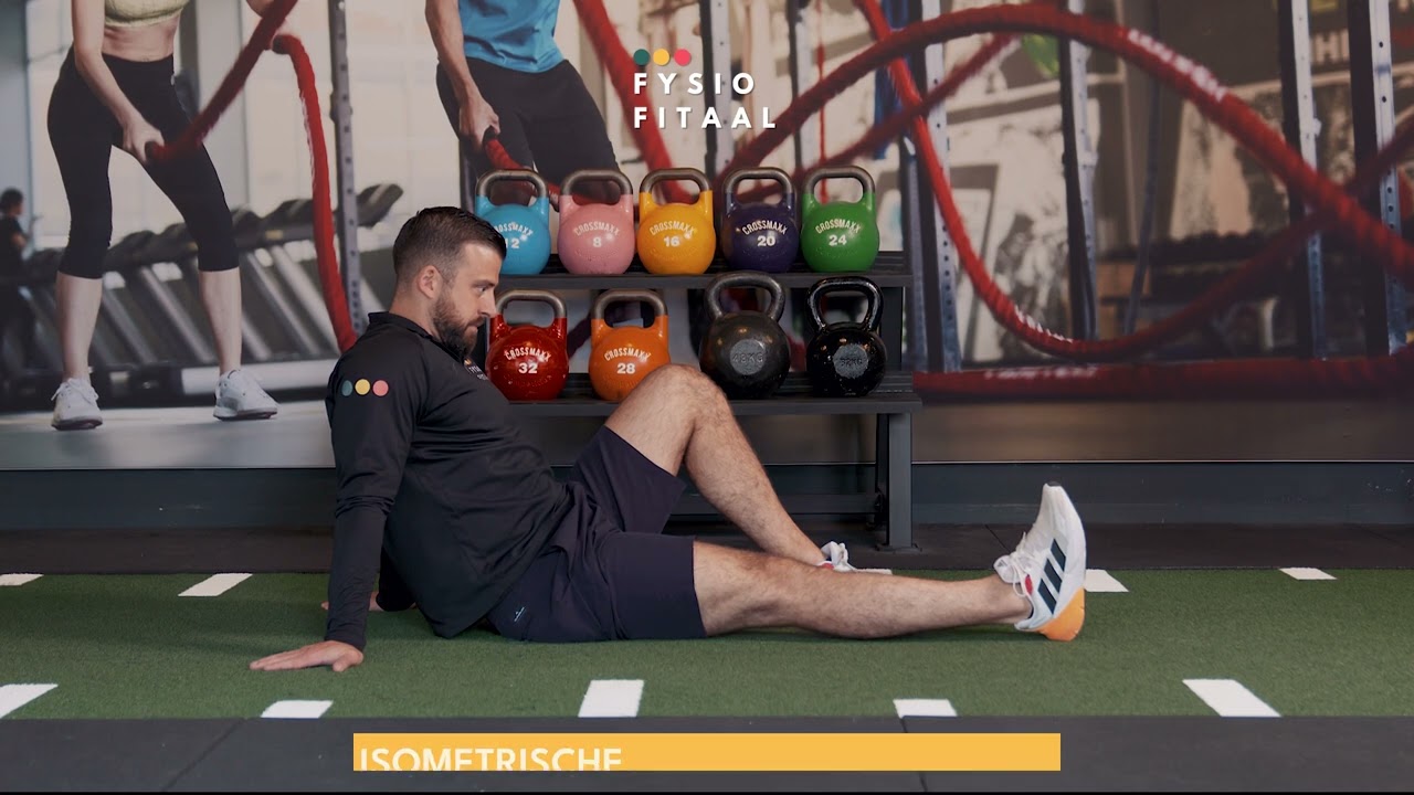 Video thumbnail: Isometrische activatie quadriceps