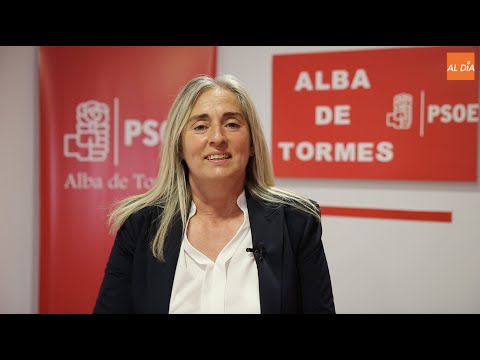 (VÍDEO). Elena García Martín, candidata del PSOE a la alcaldía de Alba de Tormes 