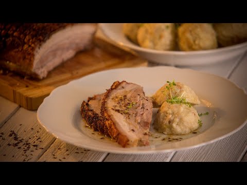 Really crispy caraway roast / roast pork