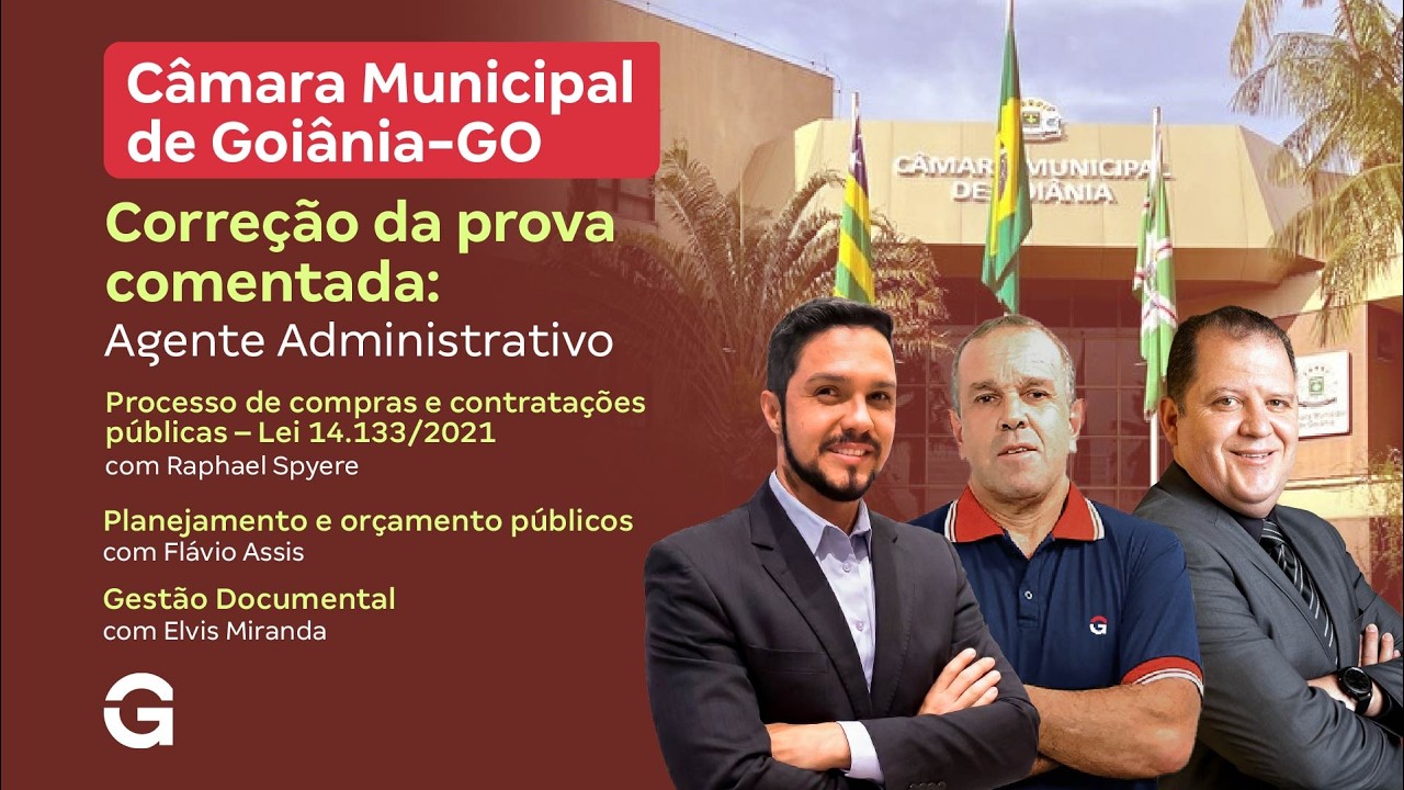 Concurso Câmara de Goiânia | Gabarito Comentado: Planejamento, Orçamento Público e Gestão Documental