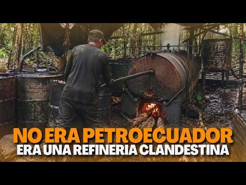 LA REFINERÍA PIRATA DE SUCUMBÍOS: Así convertían crudo en combustible fuera de la ley #noticias