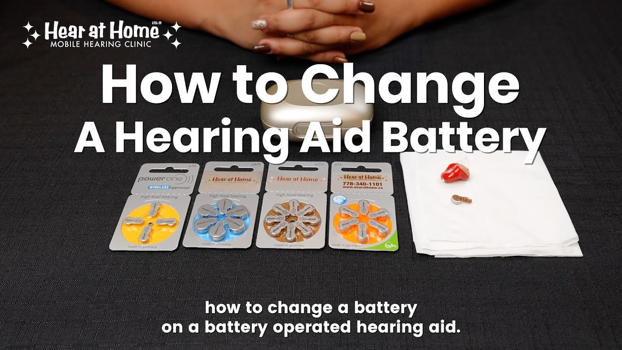 Changing a Hearing Aid Battery