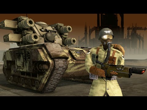 Armageddon Steel Legion vs Eldar - Cinematic Battle - Men of War: Warhammer 40k Mod