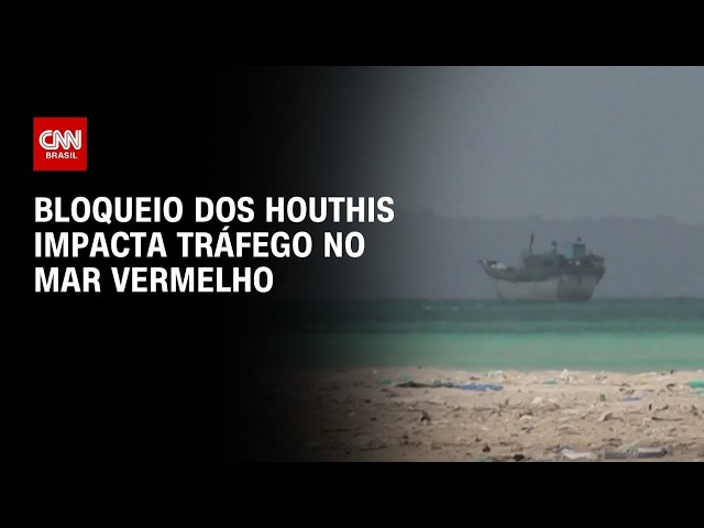 Guerra no Oriente Médio: Bloqueio dos Houthis impacta tráfego no Mar Vermelho | HORA H
