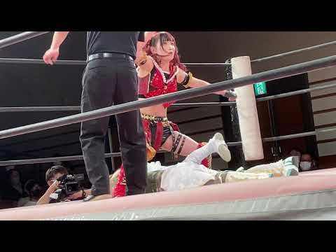 ２人まとめて逆片エビ固め！！