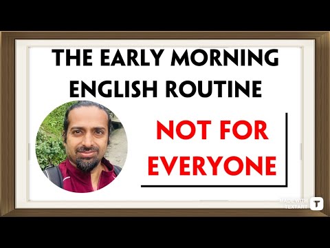 The "5 AM English Habit" |  Boost Your Productivity & Language | Rupam Sil