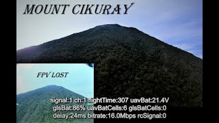 Mount Cikuray Fpv Longrange | Fail | Fpv Indonesia | 5in Tbs V2 | Digital | 4K | Footage | Fpv Fail