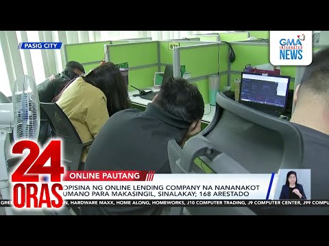Opisina ng online lending company na nananakot umano para makasingil, sinalakay; 168... | 24 Oras