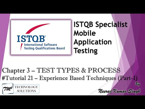 ISTQB Mobile Tester Introduction to ISTQB Mobile Tester Certification ISTQB Tutorials