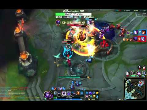 [LoL] Malzahar ranked Gold 1 triple kill
