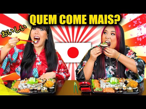WHOEVER EATS THE MOST JAPANESE FOOD WINS 3 | Sisters' Blog