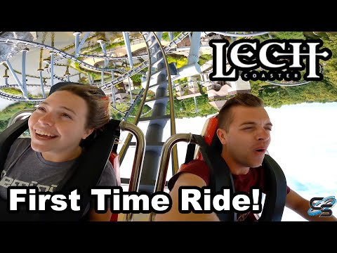 We Rode Lech Coaster! First Time Reaction CRAZY Intense Vekoma at Legendia in Poland