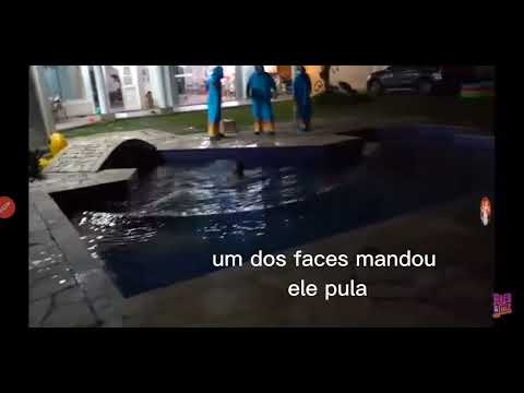 O FACE JOGOU A RAFA NA PISCINA E QUASE AFOGOU O LUIZ😢