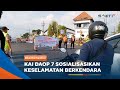MADIUN Tekan Kecelakaan KAI DAOP 7 Sosialisasikan Keselamatan Berkendara Di Perlintasan Sebidang