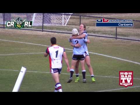 2017 Canberra RL 1st Grade R17 Highlights   Tuggeranong Bushrangers v Belconnen United Sharks