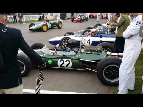LOUD!! Vintage Formula 1 cars at Goodwood