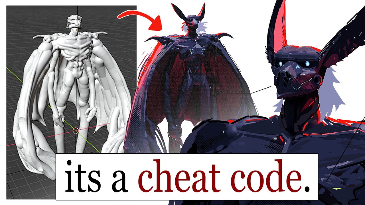 my new method for speedrunning character design