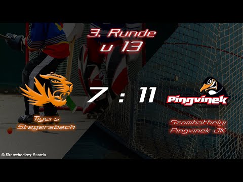 2023 | u-13 | Tiger Stegersbach vs Szombathelyi Pingvinek JK| Skaterhockey Austria