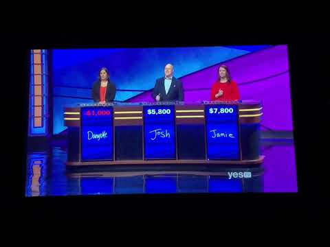 Jeopardy, Danyelle Long-Hyland Day 2 - $500 wager on the 1st Daily Double.... (2/12/20)