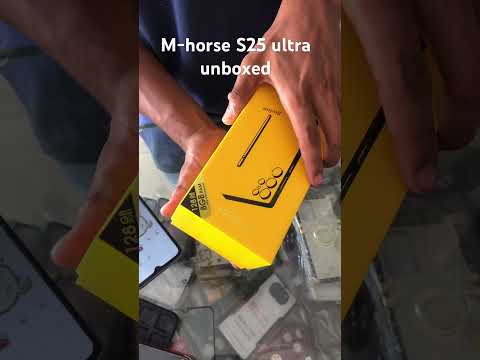 M-horse s25 ultra unboxed #youtubeshorts #mhorse #smartphone 😊😊