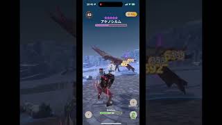 久々に黒ヘビィ使った！気絶できるのが強い！あと倍速の声がおもろいw #モンハンnow #モンハン #アケノシルム