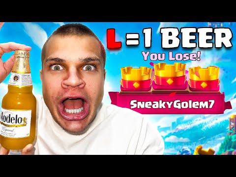 1 LOSS = 1 BEER (Clash Royale Challenge)