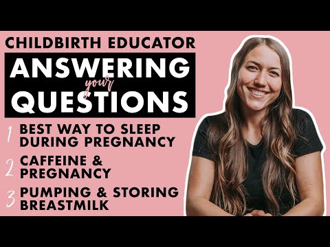 Childbirth Educator Answering Your Questions Ep. 2 | Safe Sleeping, Caffeine + Breastmilk Storage