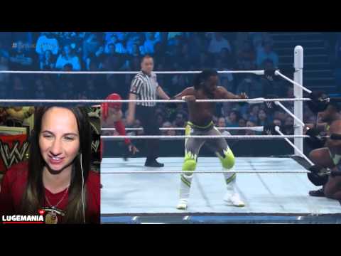 WWE Smackdown 4/16/15 New Day vs Los Matadores