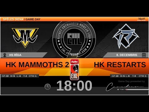 2019 12 08 MAMMOTHS 2 - RESTARTS