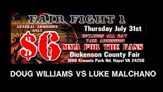 preview picture of video 'UrFight Fair Fight 1 Doug Williams vs Luke Malchano 2014-07-31'