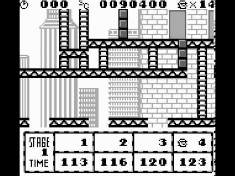 Donkey Kong (GB) Playthrough - World 1-4