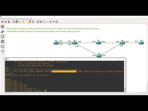 6-LDP Session Protection