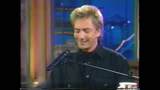 Barry Manilow performs &quot;Bluer than Blue&quot; &amp; interview/sings at piano (The Rosie O&#39;Donnell Show) 1996