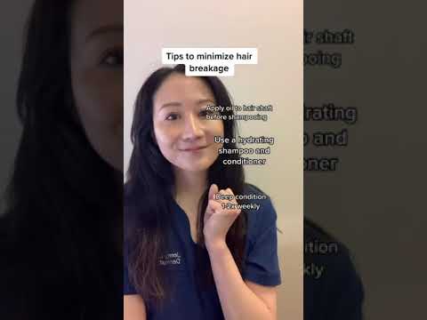 Dermatologist Tips to Minimize Hair Breakage #SHORTS