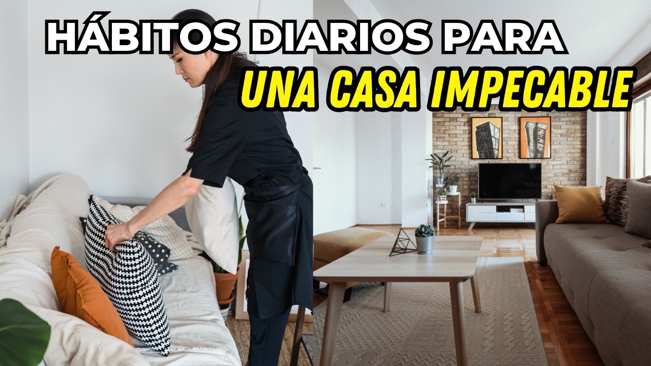 12 HÁBITOS PARA MANTENER TU CASA SIEMPRE LIMPIA 🏡✨