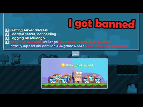 I got BANNED from Growtopia but..