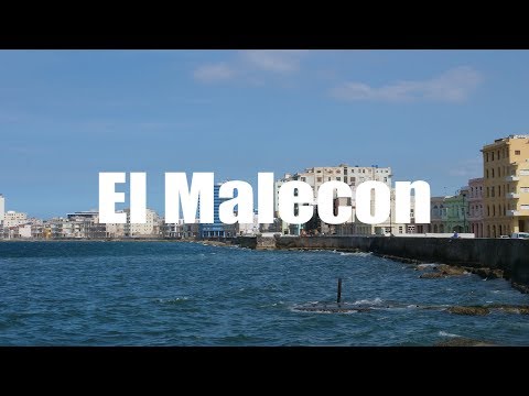 El Malecón, La Habana, Cuba - 4K UHD - Viagem Virtual