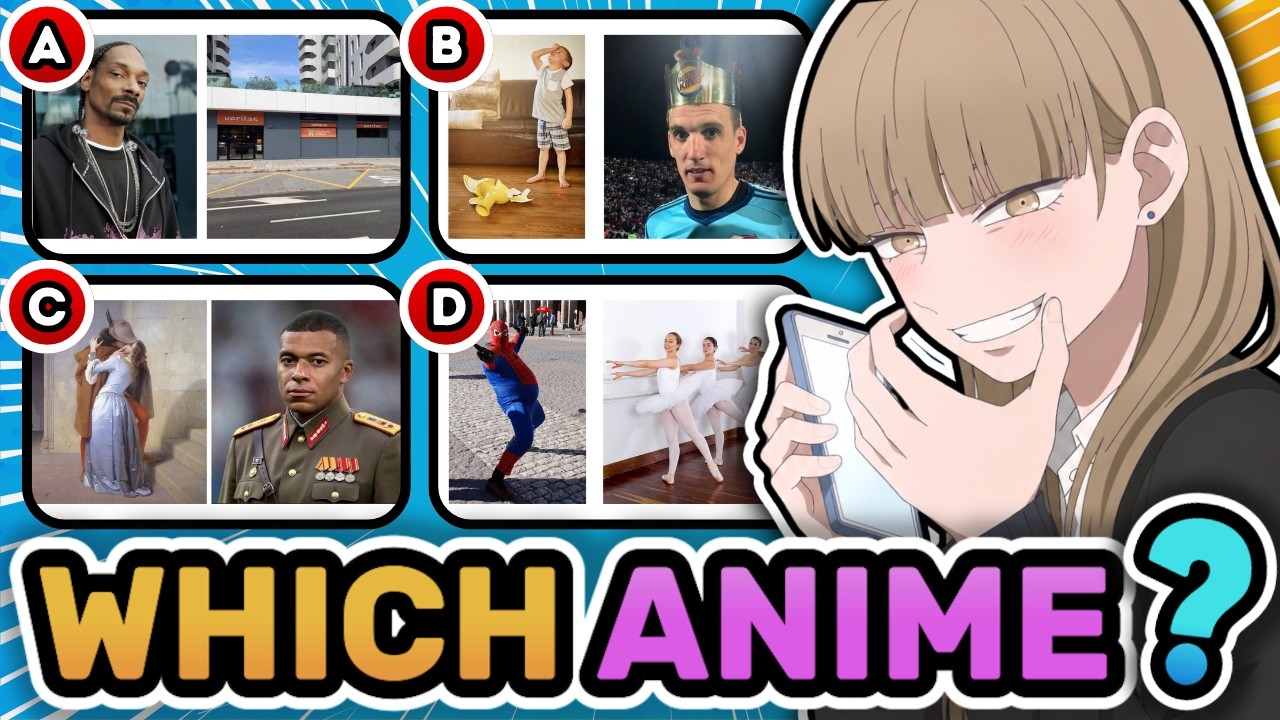 😅 Guess the Anime Using Picture CLUES!🔥 ANIME Quiz