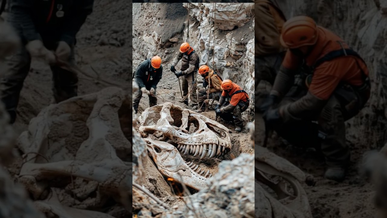 Massive Human Bones Found Buried With Dinosaur Fossils