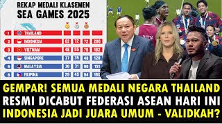 Download lagu 🔥 LANGSUNG GEMPARKAN SEA GAMES ~ Semua Medali Thailand Dicabut, Indonesia Juara Sea Games ~Benarkah? mp3