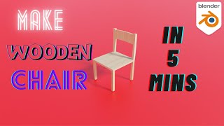BLENDER TUTORIAL : Make Chair In 5 Minutes || shiva's gaming zone