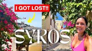 My UNPLANNED day in Syros, Greece on the Azamara Pursuit!
