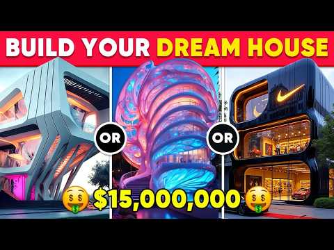 Would You Rather - Build Your $15,000,000 HOUSE 🏡🤑💸🤖 Futuristic Luxury House | Daily Quiz