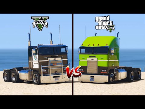 GTA 5: Which Car is More Powerful? Police Hauler or Normal Hauler!